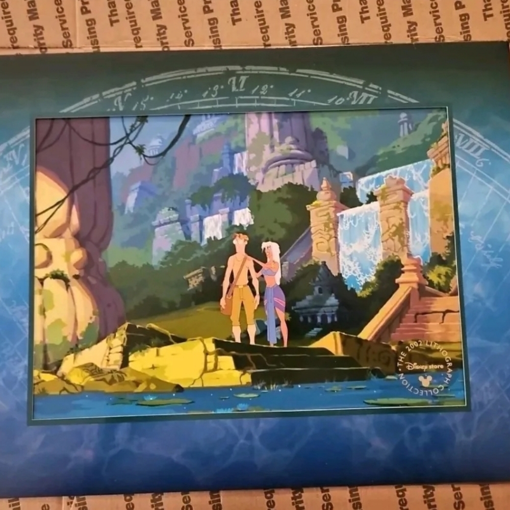 Disney’s “Atlantis The Lost Empire” Exclusive Commemorative Lithograph 2002